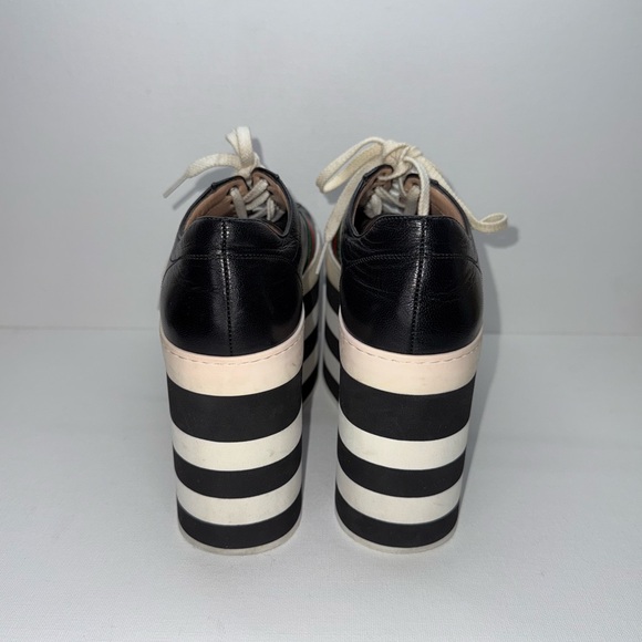 Gucci Authentic Peggy Leather Platform Sneakers - Picture 5 of 7